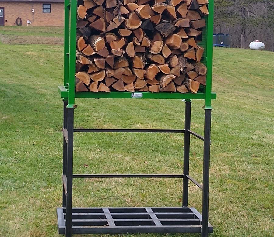 Zanesville Steel Custom Wood Cord Fabrication Cart