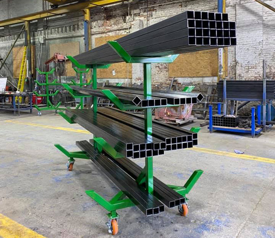 Zanesville Steel Material Handling Carts